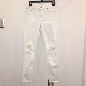 White Hudson Distressed Jeans